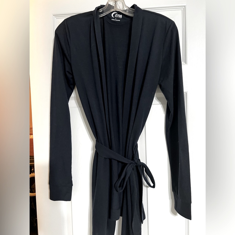 L ZYIA Cotton Cardigan